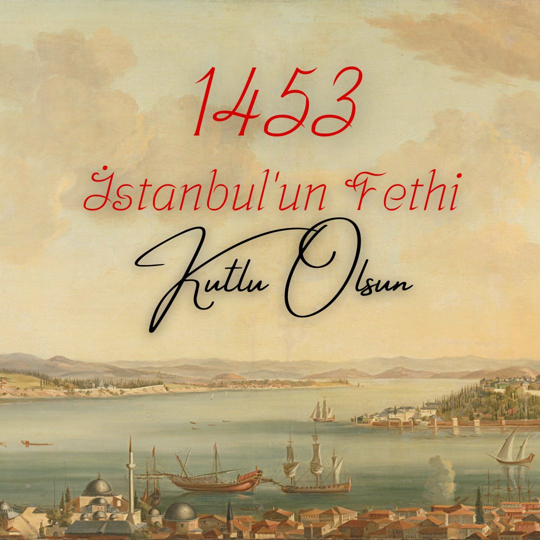 "Elbette Konstantiniyye fethedilecektir. Onu fetheden komutan ne güzel komutan, o ordu ne güzel bir ordudur."
~ Hz. Muhammed (s.a.v.)
29 Mayıs 1453 İstanbul'un Fethi için Fatih Sultan Mehmet ve muzaffer ordusunu minnetle anıyoruz.