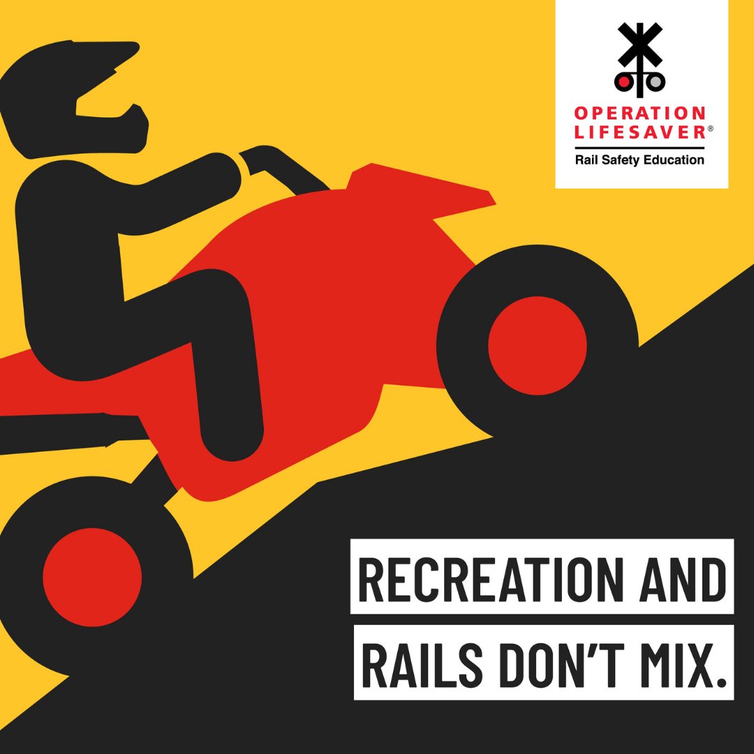 Stay safe this Memorial Day and remember that rails and recreation don’t mix. Stay off, stay away, and stay safe!
#MemorialDay
#SeeTracksThinkTrain