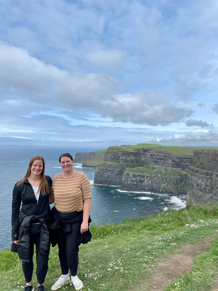 2017: became Twitter friends
2023: IRL friends in Ireland 
#PTtwitter @bootcampbrittpt #cliffsofmoher