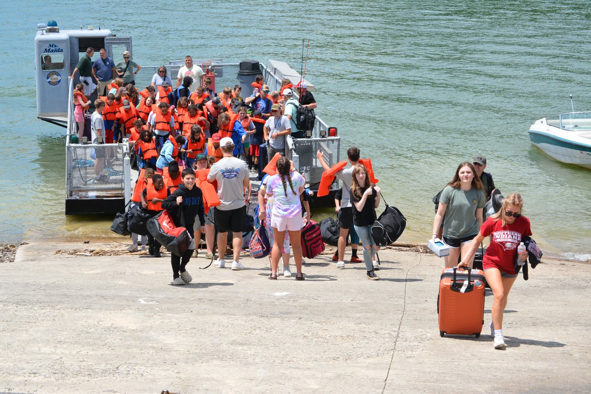 Campers from Posts 3 and 16 are the first to arrive at Trooper Island for the 2023 camp season! This week will be filled with fun, sun, and friendship! @TprPriddy @KingofKSP