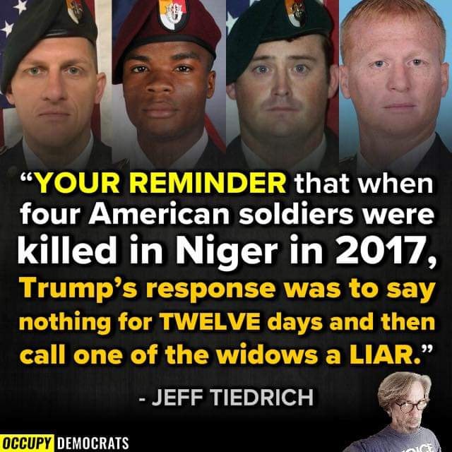 @TimRunsHisMouth Trump thought these men were disposable and had no respect for these families and their losses #NeverForget