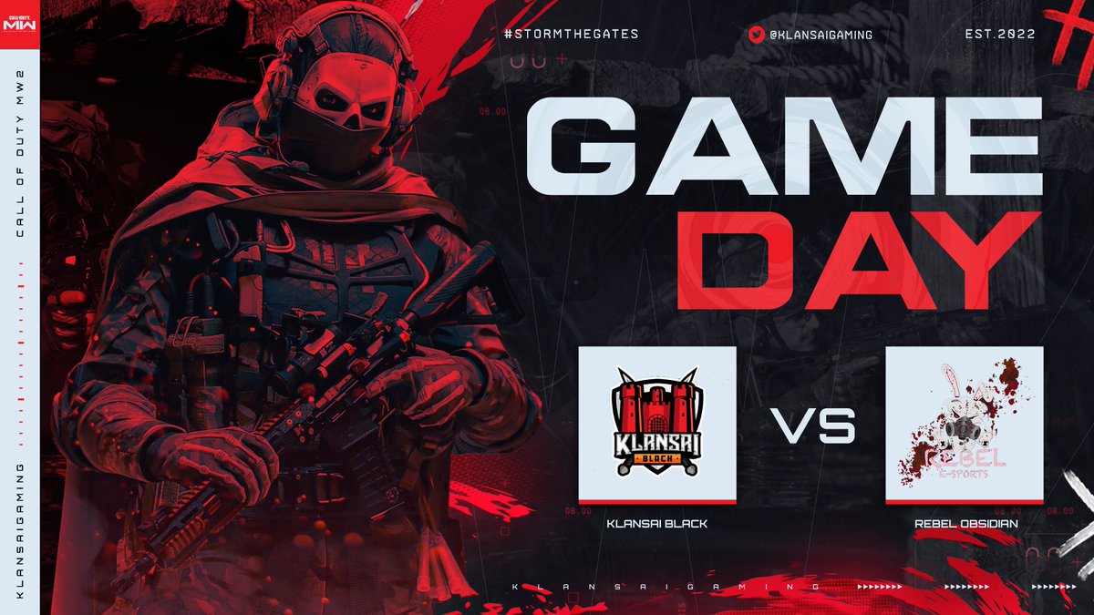 KlanSai Gaming (@klansaigaming) on Twitter photo ⚔️GAME DAY⚔️
KlanSai Black looking to book their place in Losers Finals of @XP_Europe Division 4 vs <a href="/_Rebelesports/">Rebel Esports</a> (Obsidian)
⏰8.30pm
💻twitch.tv/flammablecod
Roster:
⚔️@fre3mz
⚔️<a href="/ENVlll/">PAT</a>
⚔️@JoonCOD
⚔️@ZaroxSZN
<a href="/ZGameEnergy/">Z Game: Long Lasting Energy & Focus</a>
#StormTheGates⚔️ ⚔️GAME DAY⚔️
KlanSai Black looking to book their place in Losers Finals of @XP_Europe Division 4 vs <a href="/_Rebelesports/">Rebel Esports</a> (Obsidian)
⏰8.30pm
💻twitch.tv/flammablecod
Roster:
⚔️@fre3mz
⚔️<a href="/ENVlll/">PAT</a>
⚔️@JoonCOD
⚔️@ZaroxSZN
<a href="/ZGameEnergy/">Z Game: Long Lasting Energy & Focus</a>
#StormTheGates⚔️
