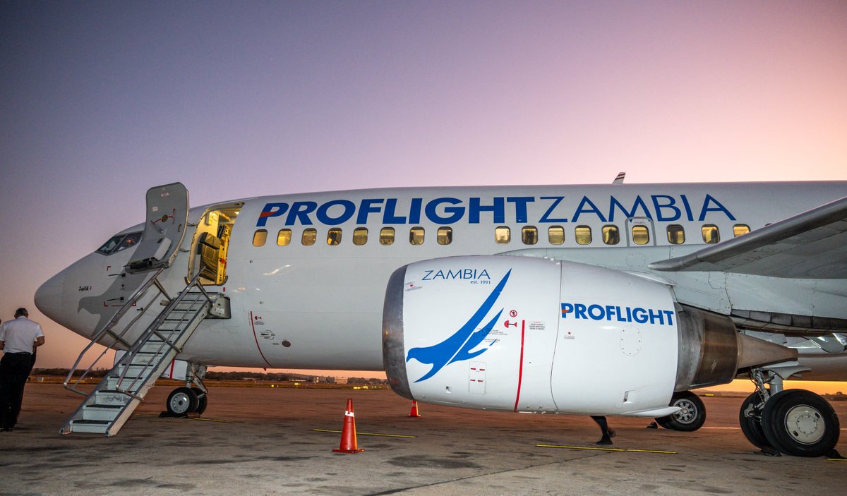 PROFLIGHT WELCOMES FIRST BOEING 737 AIRCRAFT
Proflight Zambia, the leading airline in Zambia, is celebrating the arrival of its first 126-seat Boeing 737-500, marking a significant milestone in the company's history...
Read more here: ow.ly/s0lp50Oz0y2
#PlaneSmart