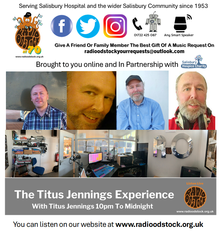 OdstockRadio's tweet photo. #Enjoy the #Sound of #FreeRangeRadio when The Titus Jennings #Experience brings you #DamnFineMusic by
@jeliofthebirds
@itspetergabriel
@FreedomToGlide
@JonMullane
@CaravanFlying
@blurofficial
and many more. #TuneIn from  10pm.
#salisbury #wales #bands https://t.co/MDMMvRhG9M