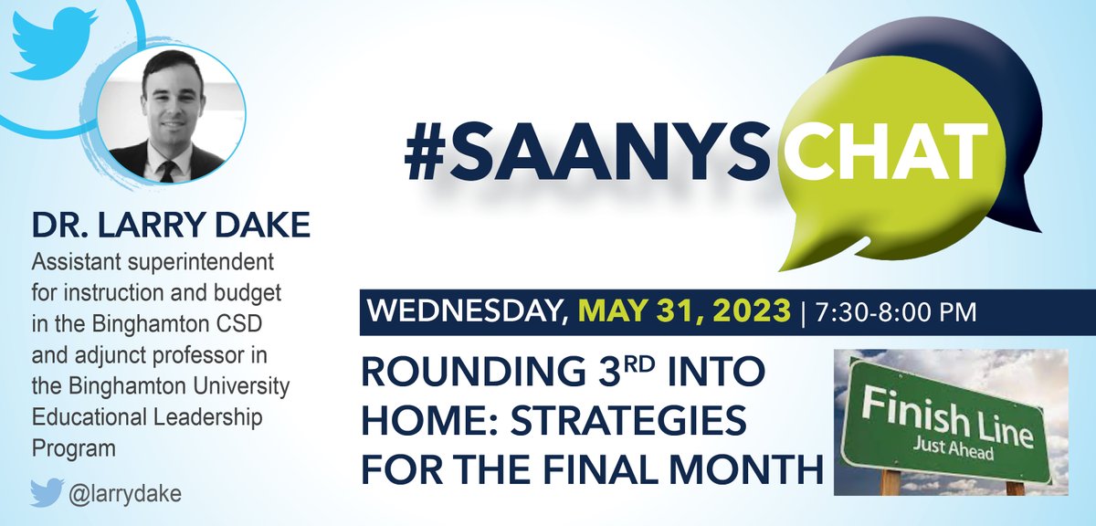 Join us in just a FEW MINS for our next #SAANYSChat at 7:30pmEST! @BCSDMAPrincipal @Timothy_C_Lee @gclewis2 @MrsDianeFox @kellyzim17 @frede52 @npolyak @PaulForbesNYC @FordMike @DrMariaP_Testa @mrraffel @NYSASCD @Asael_Ruvalcaba @YHSDeGennaro @DrMichelleReed1 @mrs_frommert