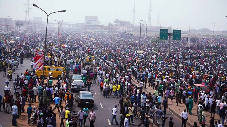 Ojota protest when Jonathan wanted to remove fuel subsidy.