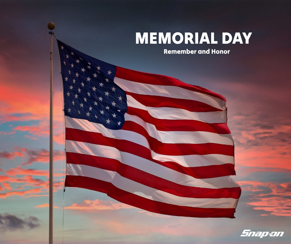 Today, we remember and honor our fallen heroes.