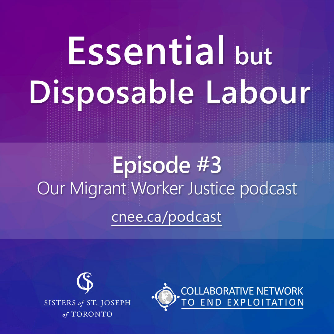 In our third #MigrantWorkerJustice podcast, guests from @MRCCanada & @MigranteI focus on migrant workers from the Philippines, the situations that push them to migrate, and what they face in Canada. Listen at cnee.ca/podcast #SocialJustice #Status4All @MigrantRightsCA