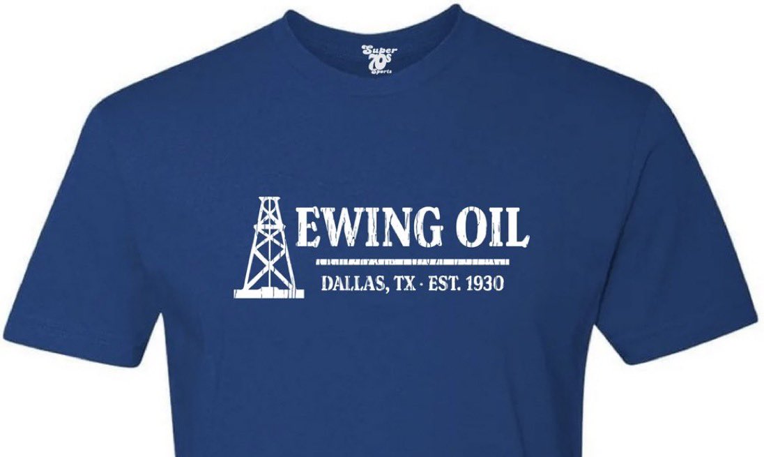 The premier oil man and company in the history of the goddamn state of Texas and everybody fucking knows it. 👉 super70ssportsstore.com/products/ewing…
