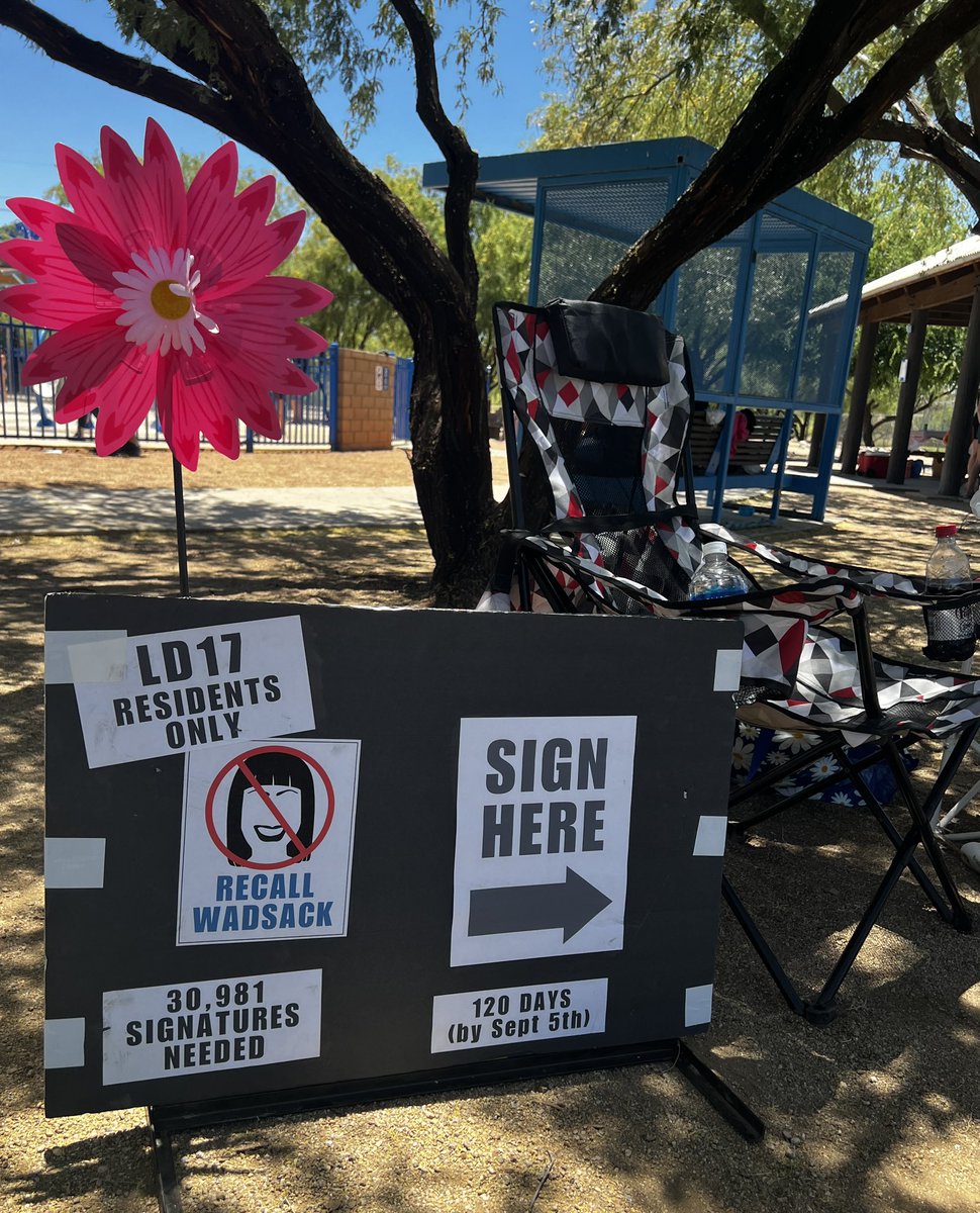 Pop up signature collection table at #BrandiFenton #Splashpad #LD17 Stop by and sign #TheUnapologeticRecall if you are in the area. 🇺🇸 

#MemorialDayWeekend2023 
#SackWadsackLD17