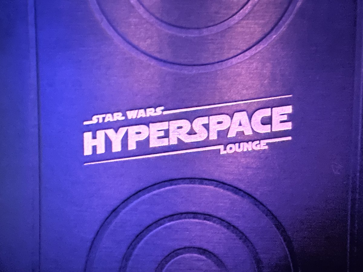 Visit to the Hyperspace Lounge aboard the #DisneyWish