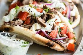 gyros!! thanks neighbor lady 🤗🥳