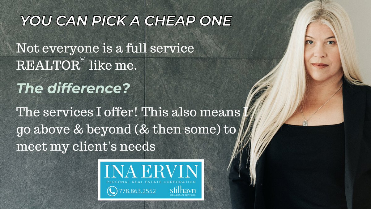I ask all my clients up front, what is most important to you in hiring a #realtor? #Marketing, #Negotiation & #CustomerService are the top 3 priorities in Selling Your Home. 👉inaervin.com #NorthVancouver #realestateVancouver #realtor #homeforsale