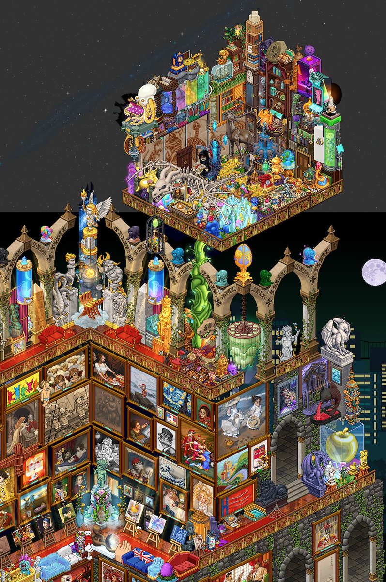 HExtremeslayer's tweet image. The Rebuilt Diamonds Gallery welcomes the New 2023 Diamonds Painting Line @Habbo #Habbo #paintings habbo.com/room/1367846