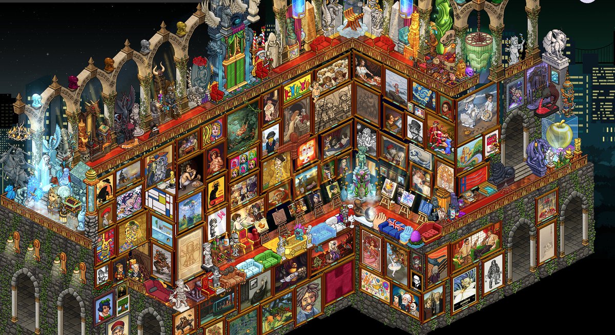 HExtremeslayer's tweet image. The Rebuilt Diamonds Gallery welcomes the New 2023 Diamonds Painting Line @Habbo #Habbo #paintings habbo.com/room/1367846