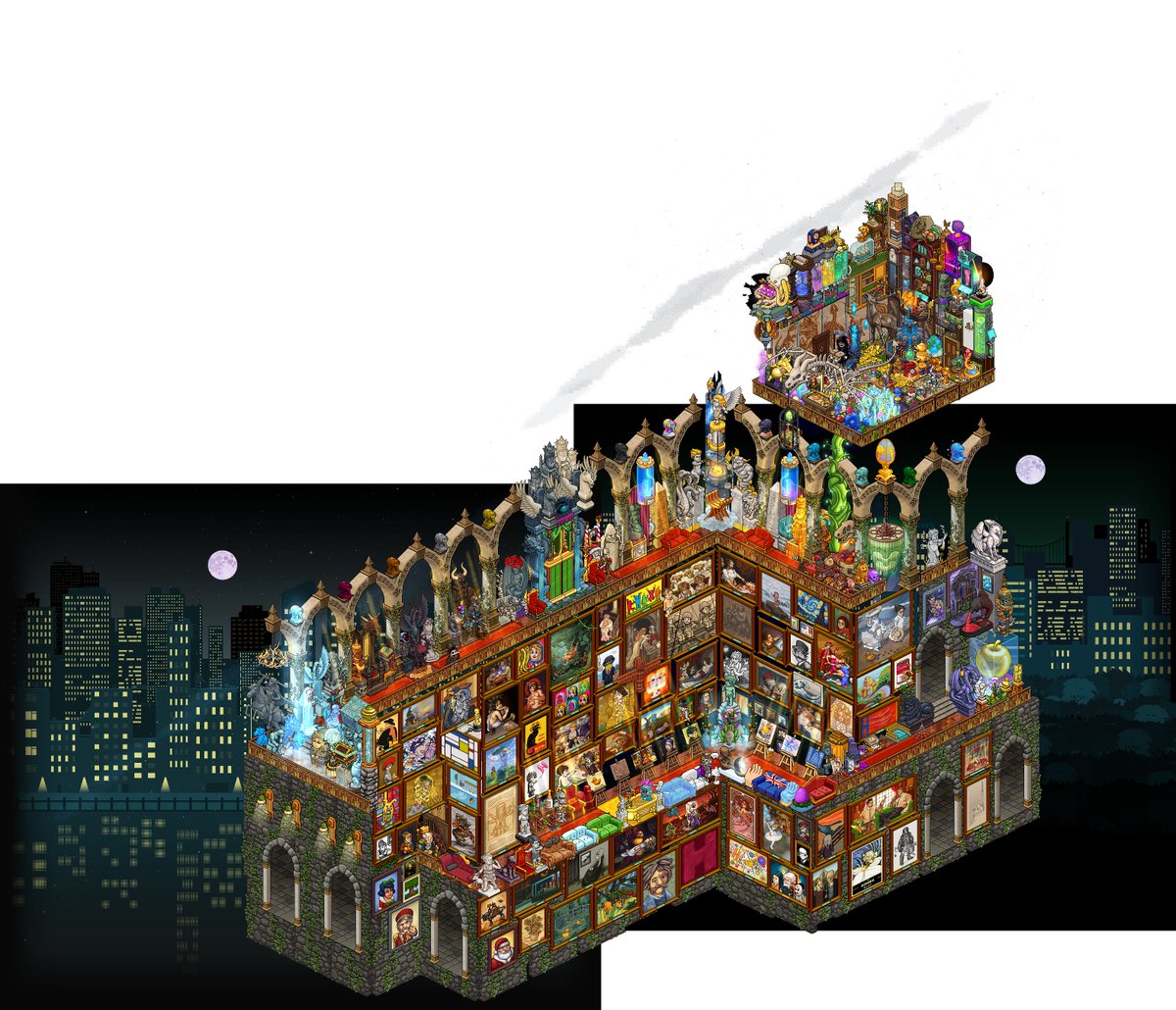 HExtremeslayer's tweet image. The Rebuilt Diamonds Gallery welcomes the New 2023 Diamonds Painting Line @Habbo #Habbo #paintings habbo.com/room/1367846