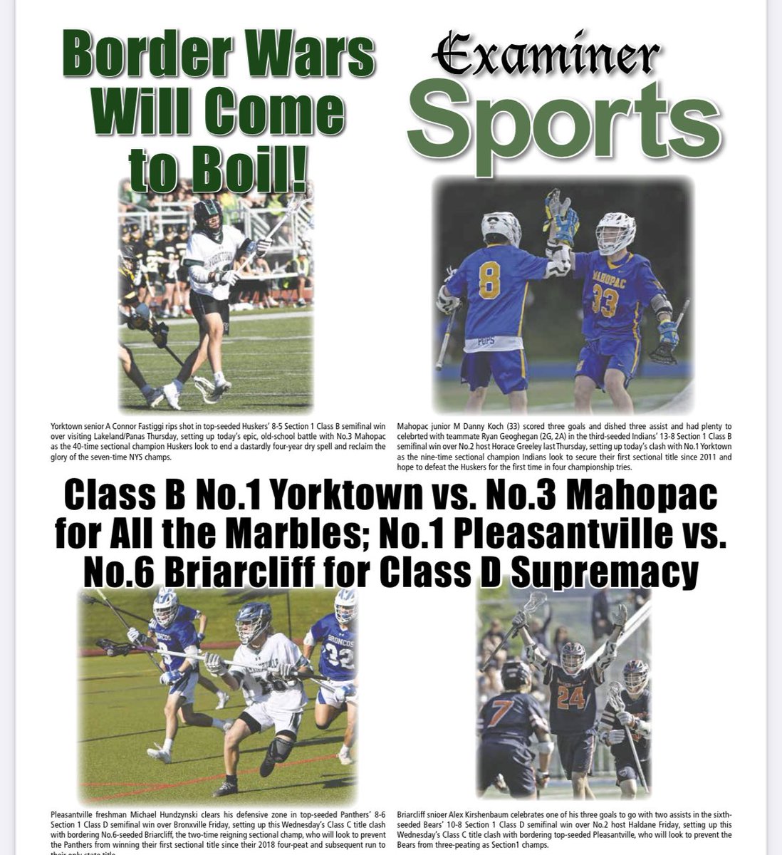 It.is.On! @SecOneAthletics boys lax finals this Tuesday/Wed. at The Murph @ExaminerMedia will be there,will you @MahopacManiacs @THE__CROP @PVilleAthletics @Bcliff_6th_man