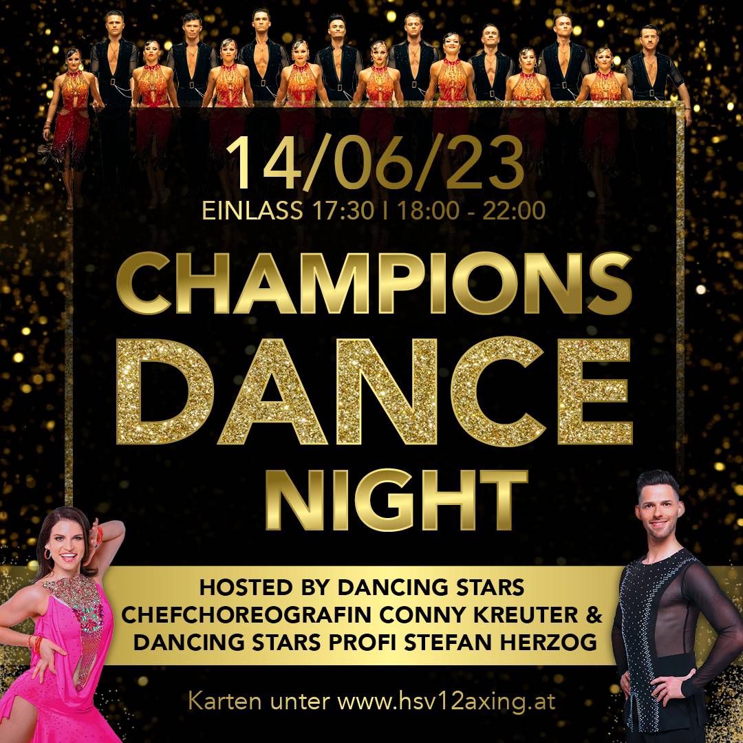 _hsv12axing_'s tweet image. Jetzt mal was ganz anderes: einmal ein bissl tanzen und tanzen schauen,  SpitzentänzerInnen und die Vizeeuropameister ganz nah sehen und vll mit einer/m von ihnen tanzen:
Am 14.6. in Wien, Veranstaltungszentrum Brigittenau