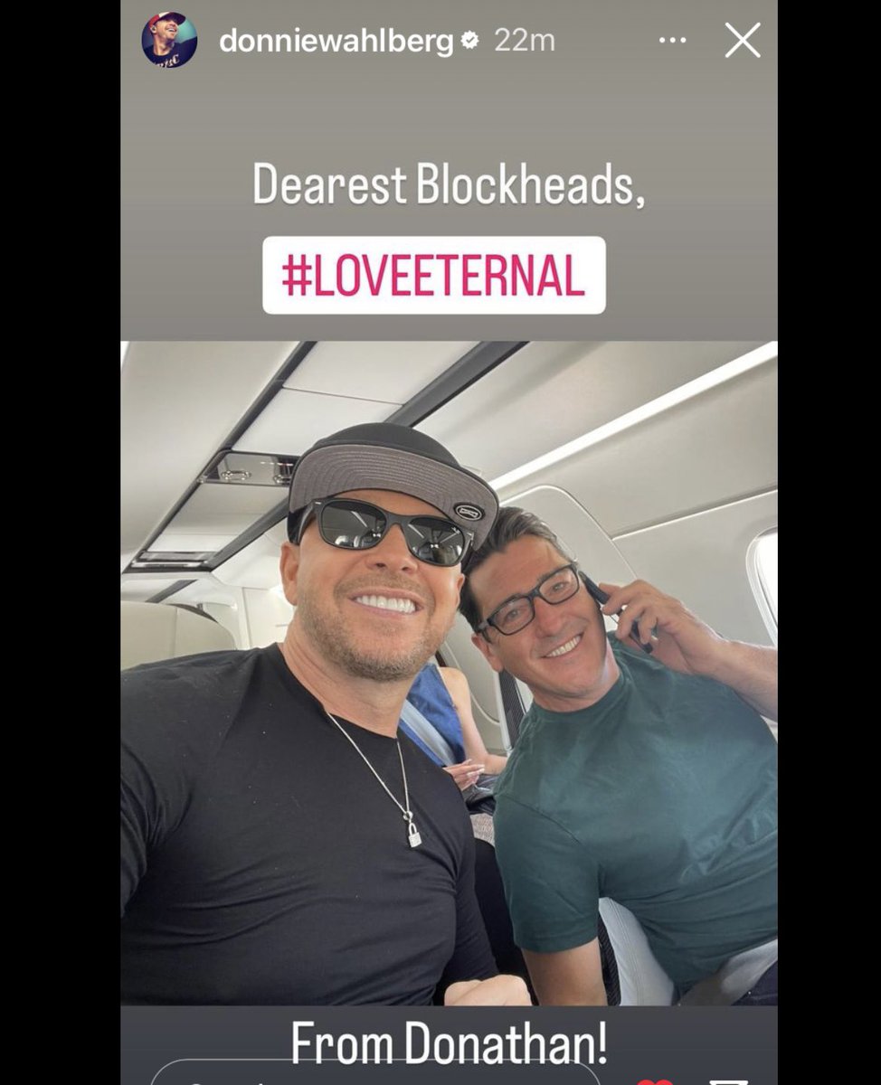 Dearest Donnie and Jon,
Safe travels.  #LoveEternal
🤖❤️♾️🫶🏽🤟🏾💫 
#Donathan 🧡💛