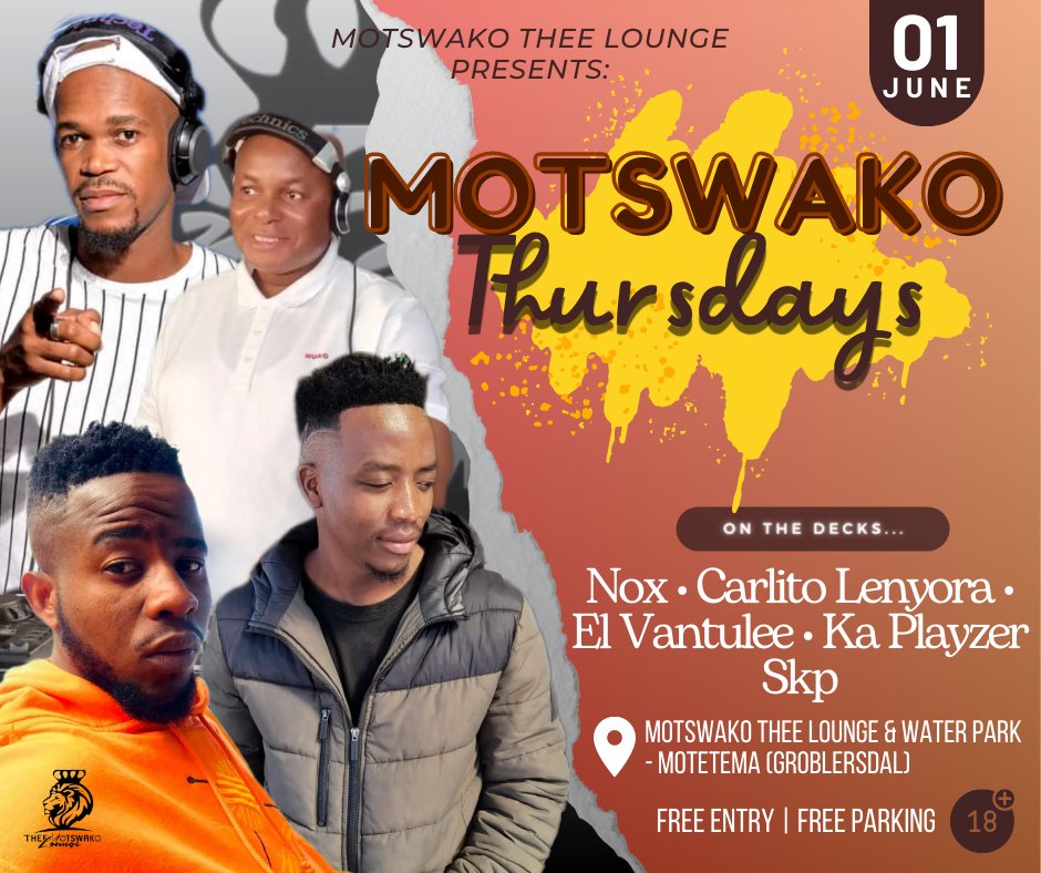 Satafrika 🇿🇦 we don't wait for weekends to play good music 🎧🎶🎸🎵

#MotswakoThursdays 
#ThursdaysWillNeverBeTheSameAgainSatafrika 🇿🇦
@Thee_Motswako