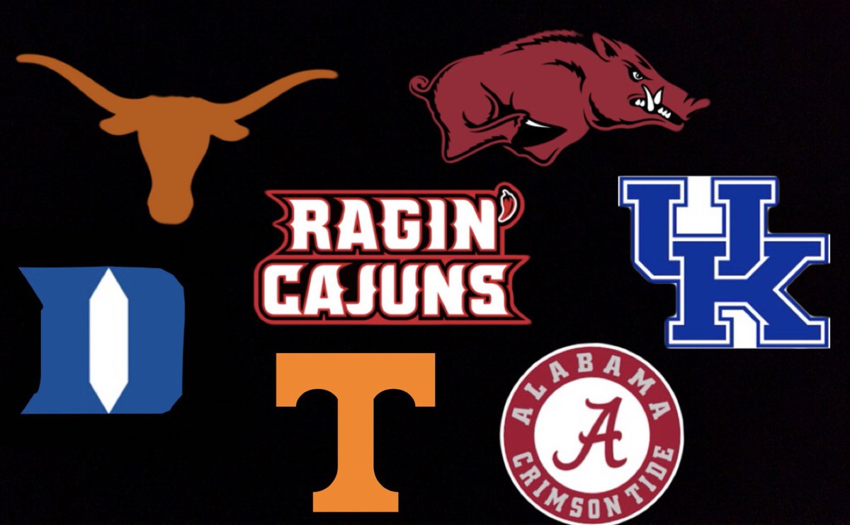 Kevin Dore'⚜️ (@tkev_dore) on Twitter photo Only schools to make NCAA basketball, baseball, softball tournaments and football bowl game in 2022-23 <a href="/RaginCajuns/">Louisiana Ragin' Cajuns®</a> <a href="/TexasLonghorns/">Texas Longhorns</a> <a href="/ArkRazorbacks/">Arkansas Razorbacks 🐗</a> <a href="/BlueDevils/">Blue Devils</a> <a href="/UKAthletics/">Kentucky Athletics</a> <a href="/Vol_Sports/">Tennessee Athletics</a> <a href="/UA_Athletics/">Alabama Athletics</a> Only schools to make NCAA basketball, baseball, softball tournaments and football bowl game in 2022-23 <a href="/RaginCajuns/">Louisiana Ragin' Cajuns®</a> <a href="/TexasLonghorns/">Texas Longhorns</a> <a href="/ArkRazorbacks/">Arkansas Razorbacks 🐗</a> <a href="/BlueDevils/">Blue Devils</a> <a href="/UKAthletics/">Kentucky Athletics</a> <a href="/Vol_Sports/">Tennessee Athletics</a> <a href="/UA_Athletics/">Alabama Athletics</a>