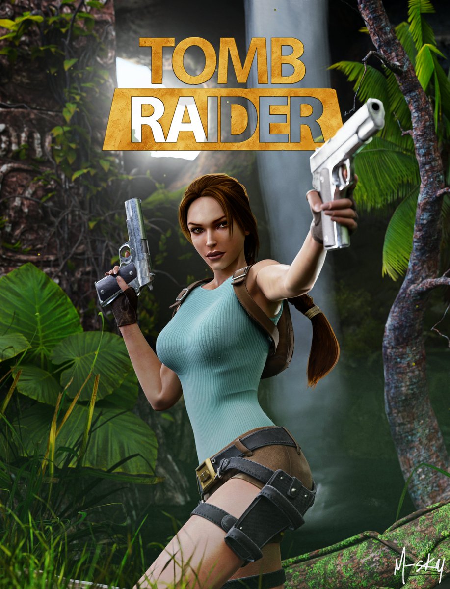 KonradMajewsk11's tweet photo. Im back! 😁
#TombRaider #LaraCroft https://t.co/uvBxXUexGC
