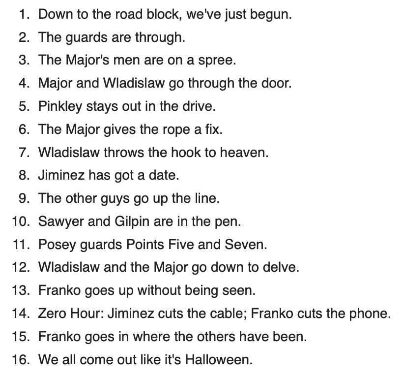 The 16 steps...
#TCMParty #TheDirtyDozen