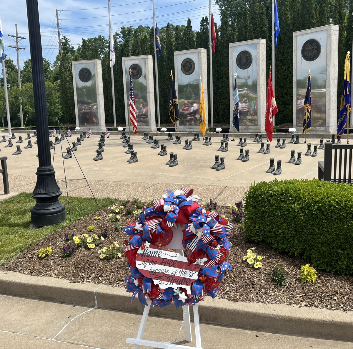 The memorial ceremony was powerful throughout.

But then the Presiding Officer asked all Veterans present to render a Salute, and “Taps” was played.

I’m never prepared…

#MemorialDay2023 
#SomeGaveAll 
#RememberAndHonor