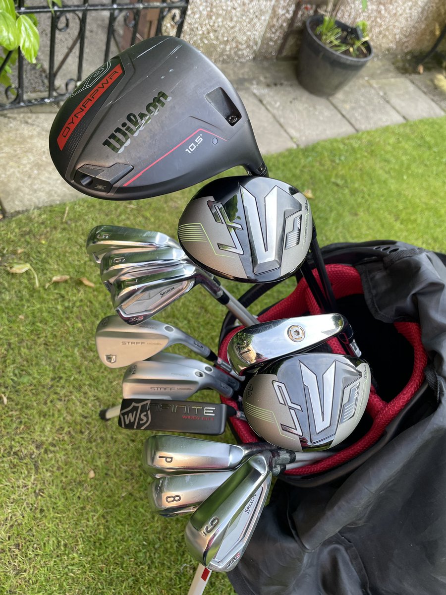 That’s my clubs cleaned for next competition <a href="/SrixonGolf/">Srixon</a> <a href="/WilsonGolf/">Wilson Golf</a> <a href="/WilsonGolfEU/">Wilson Golf Europe</a> #golf #DynaPower #cleanedclubs #Golfer