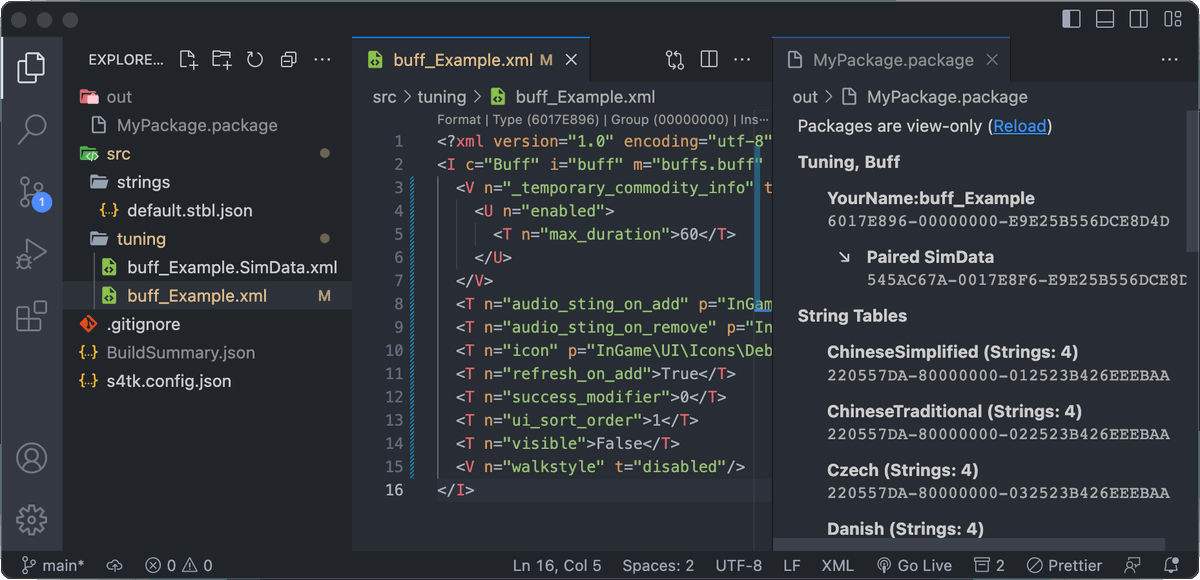 simstoolkit's tweet image. The Sims 4 Toolkit extension for VS Code is finally released. Read the docs and find the download at: vscode.sims4toolkit.com

Note: This is the first version, and therefore is not fully fleshed out. More features are planned, and requests are welcome.