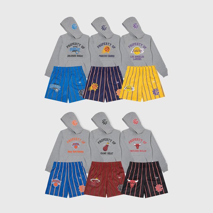 Now Available: Eric Emanuel x New Era NBA Shorts — Sneaker Shouts