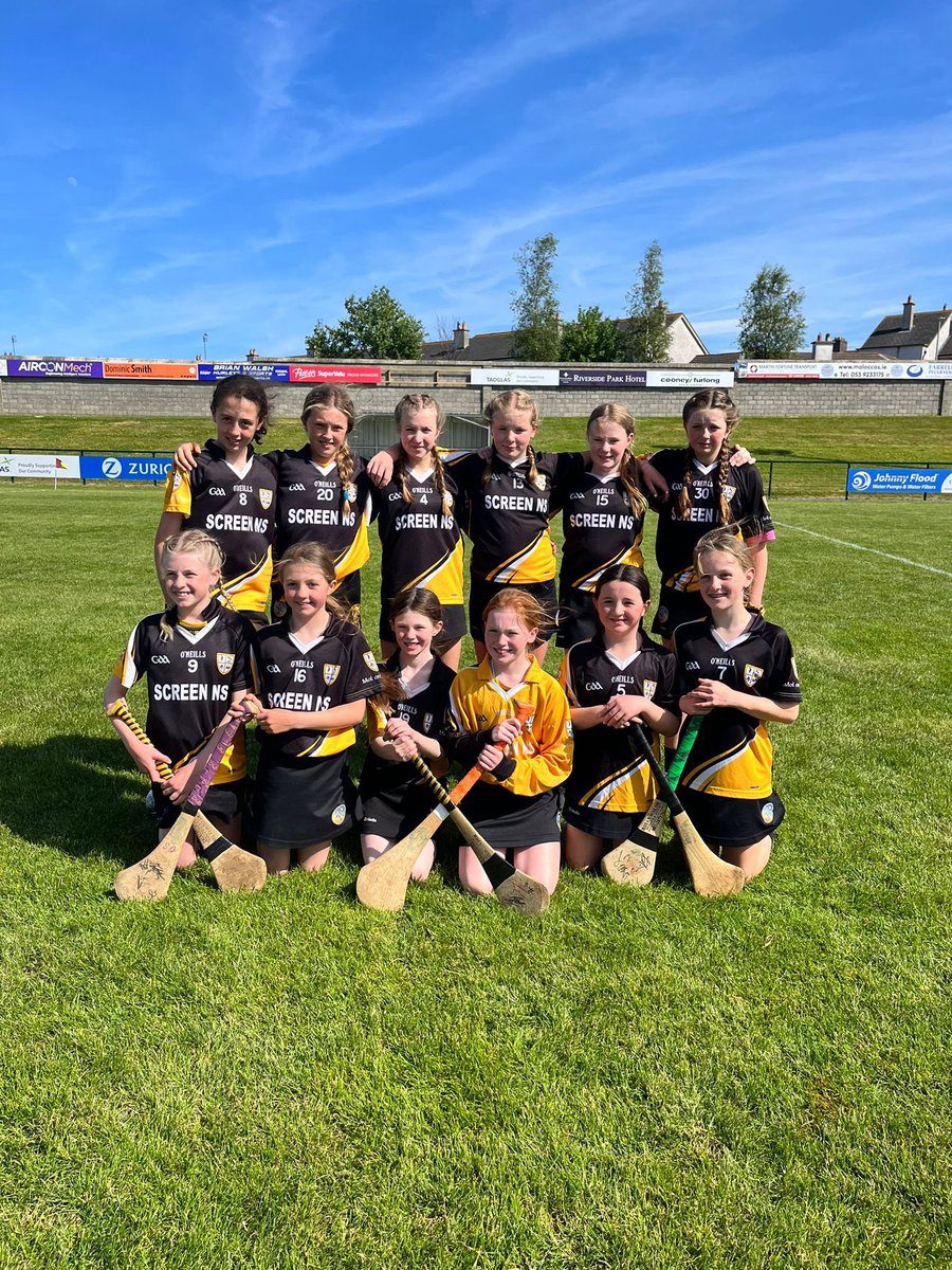 RackardLeague's tweet photo. Congratulations to @scoilnaomhbride who won the girls mini 7s this afternoon. It was a hard fought battle with @ScreenNS, with both teams giving it everything in a sunny but breezy Bellefield. Maith sibh cailíní! 👏 https://t.co/1pPYck0XUe