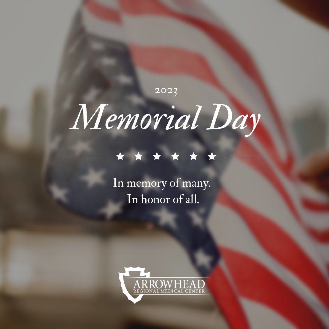 Today we remember and honor those who have given their life for our freedom. #TheHeartofaHealthyCommunity