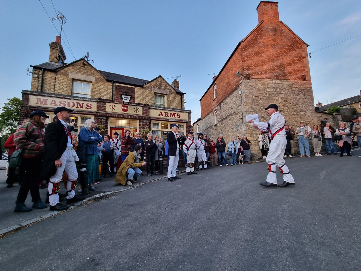 Brian dances in as a full member of the side with a solo dance