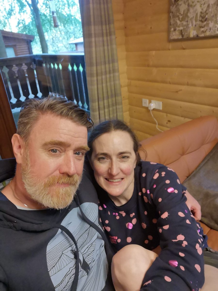 A rare picture of us getting two minutes to ourselves ☺️