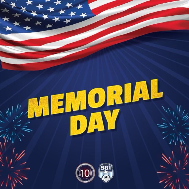 On Memorial Day, we remember those heroes who courageously gave their lives in service. We hope you have a meaningful Memorial Day today🇺🇸
.
.
.
.
#sg1soccer #sg1family #memorialday #memorialdayweekend #htown #houston #katytx #tx