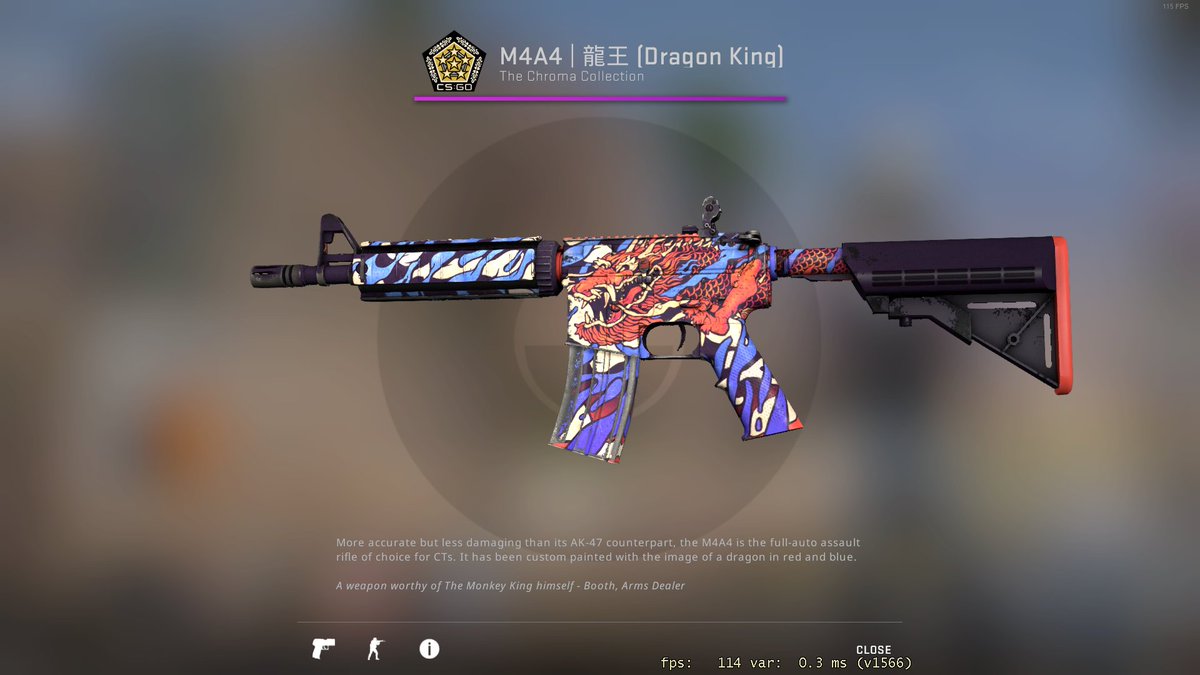 Giving away a - M4A4 | 龍王 (Dragon King) (14$+) 🐉
Requirements ❗️:

Follow me @Blendeezer & @IdcMiki  😎

RT + Like♻️

Tag A Friend🤝

Ends in 5 days 🎉

#CSGOGiveaway #csgogiveaways #Giveaway #CSGO