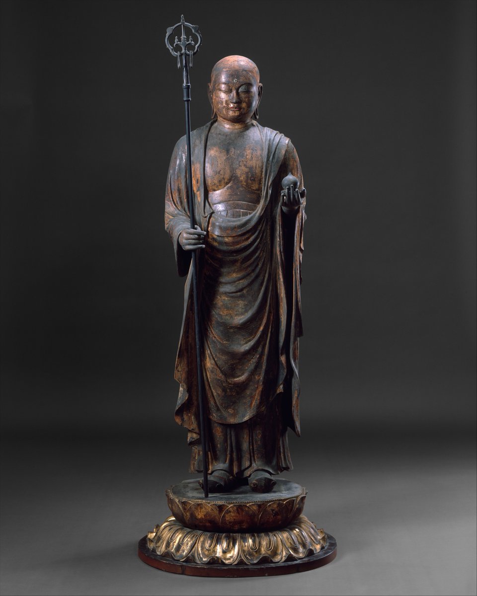 Jizō, Bodhisattva of the Earth Store, late 12th–mid-13th century

#buddhism