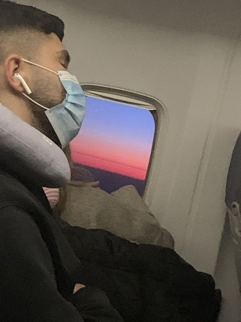 Dieser Sonnenaufgang im Flugzeug war so schön