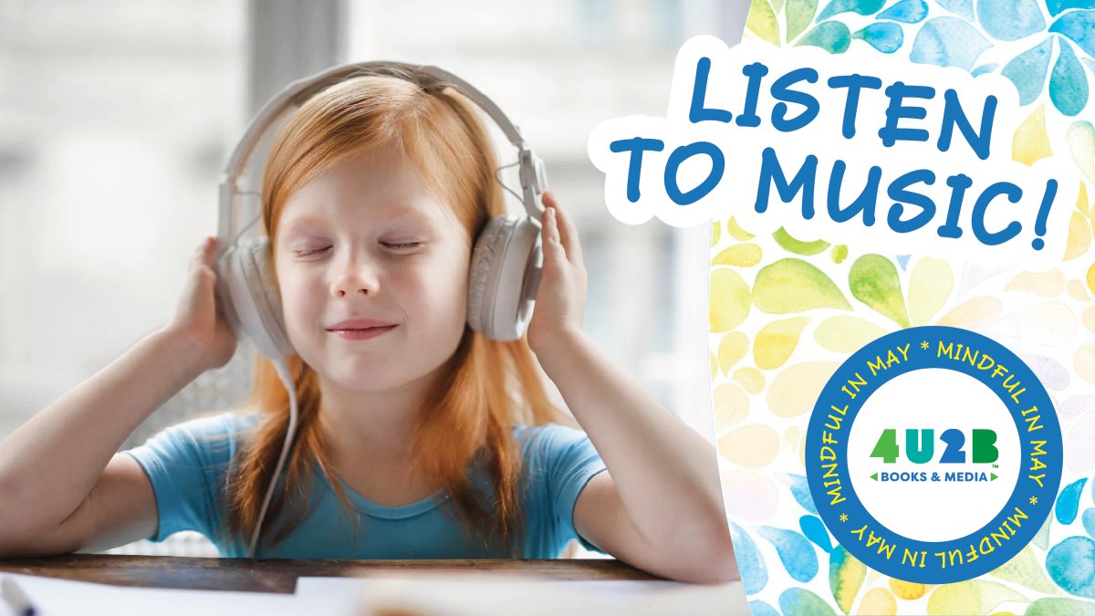4u2bBooks's tweet photo. Make a playlist together and enjoy listening to music! When mindfully listening to music, we slow down and often better appreciate the present moment! It's fun to make the playlist together so that you can share the songs you both love. #MindfulinMay #4u2bbooks https://t.co/WhX5bu9J3y
