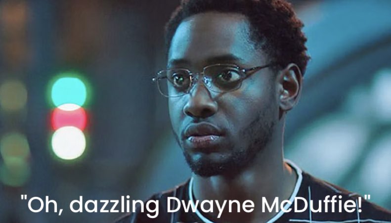 Did anyone else go crazy for the #dwaynemcduffie reference in the #flash final episode?