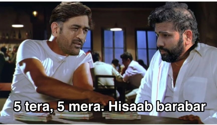 imvaibhav58's tweet photo. CSK to MI after winning IPL for the Fifth time.
#CSKvGT #IPL2023Finals https://t.co/mU1l3dYhNe
