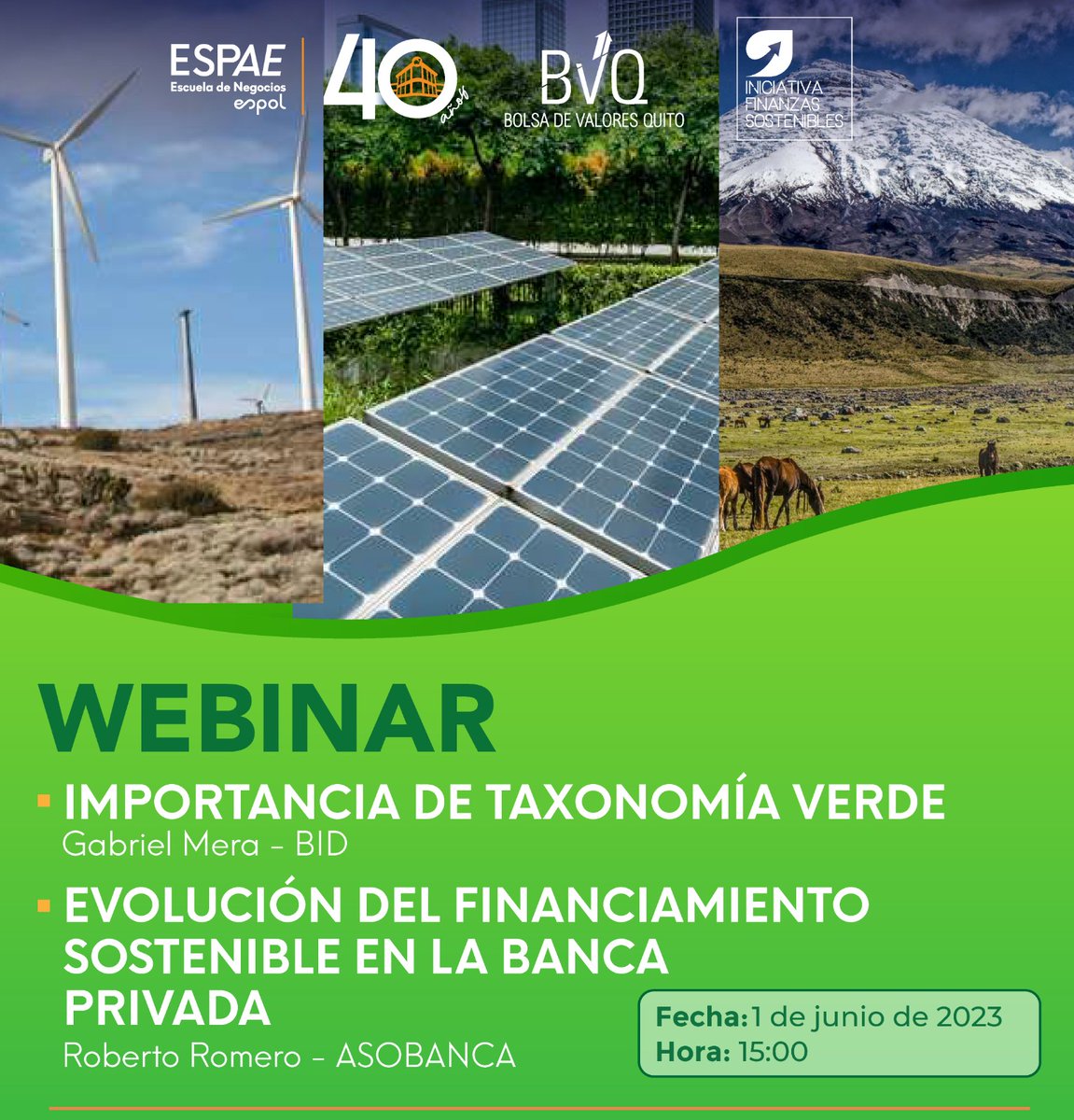 IFS_EC's tweet photo. Conoce los avances del Ecuador en el enverdecimiento del sector bancario y esfuerzos regulatorios para asegurar su integridad, transparencia y rendición de cuentas.

Regístrate aquí:
https://t.co/Lc0zmCacXZ

@valoresbvq @asobancos @espae @espol @BIDInvest https://t.co/NvDfqRY5i7