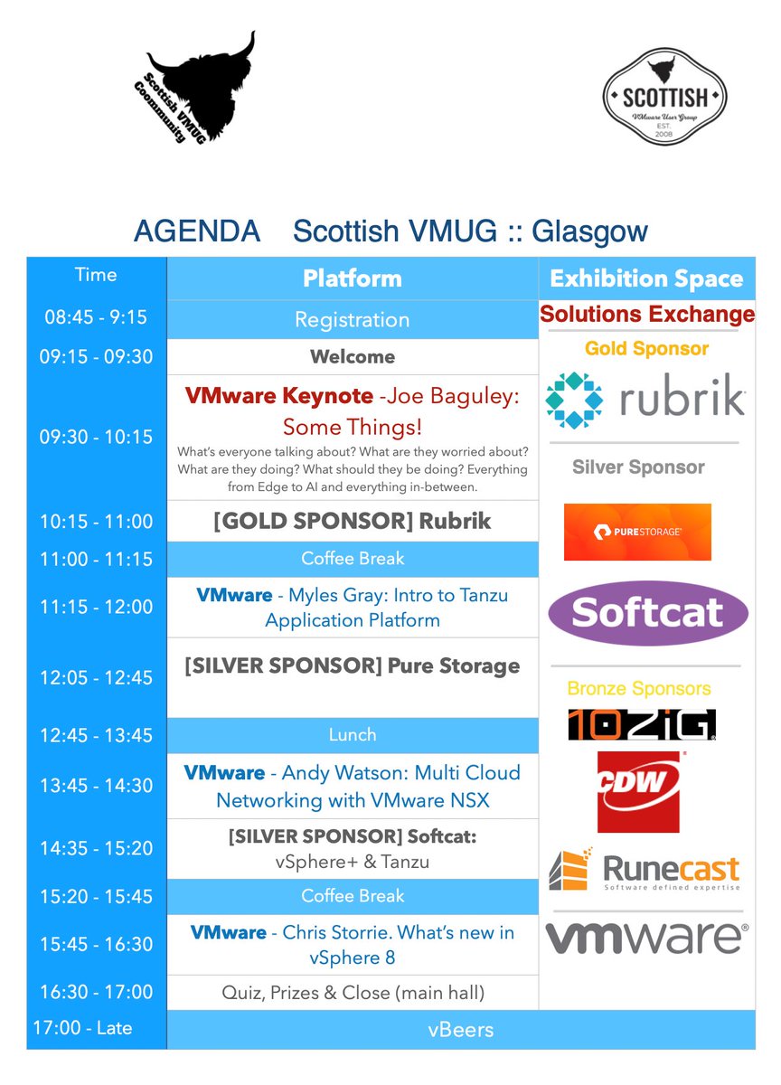 Our event on event on Thursday is going to be a cracker. There is still time to register - hope to see you there! my.vmug.com/s/community-ev…