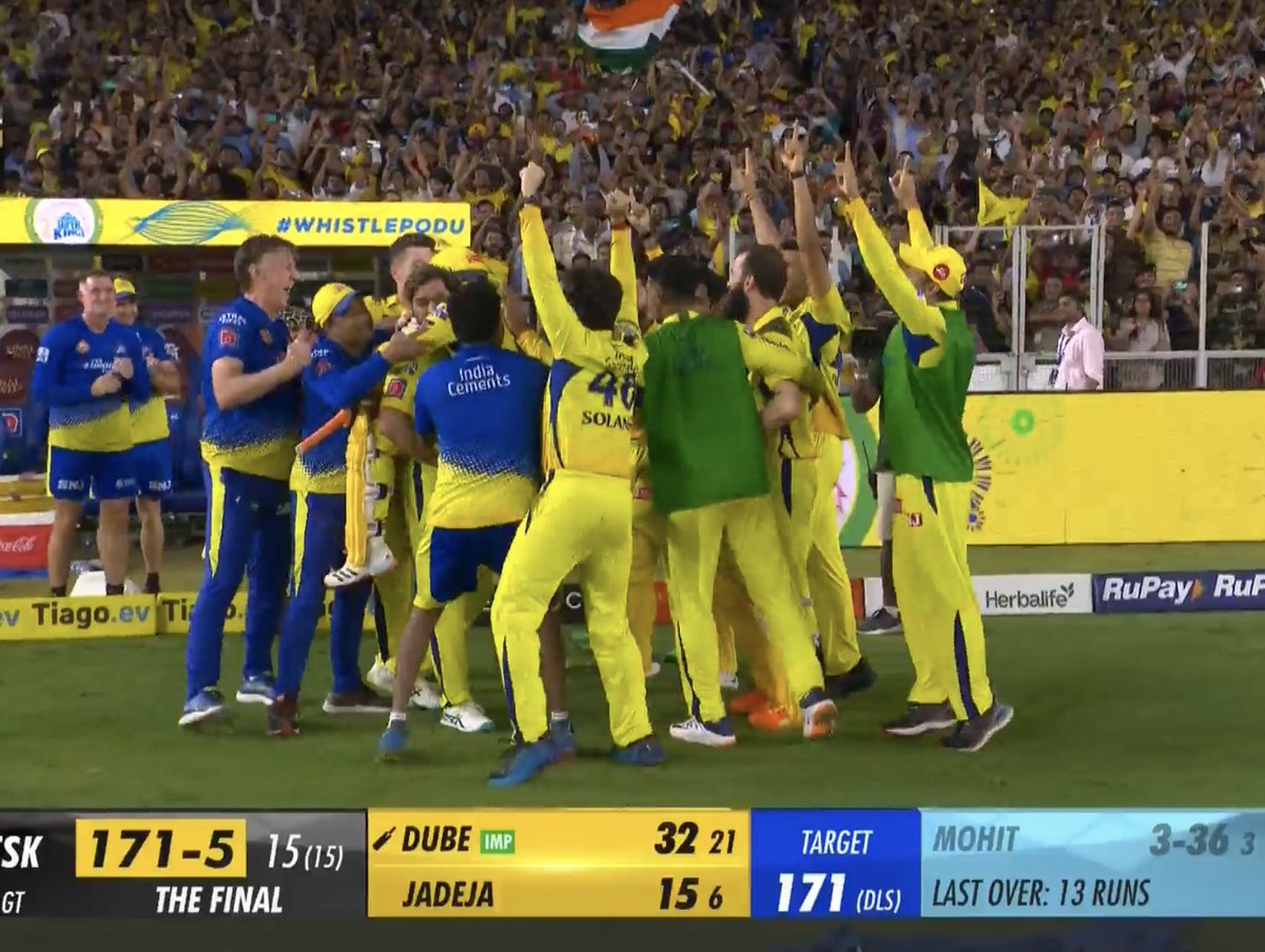 taniankit1's tweet photo. Congratulations Csk 💛 for winning IPL for the 5th time 🔥.
Jadeja this is for you ❤️
Msd 💛💛
#IPL2023Finals #SuccessionFinale https://t.co/csbITLUKWz