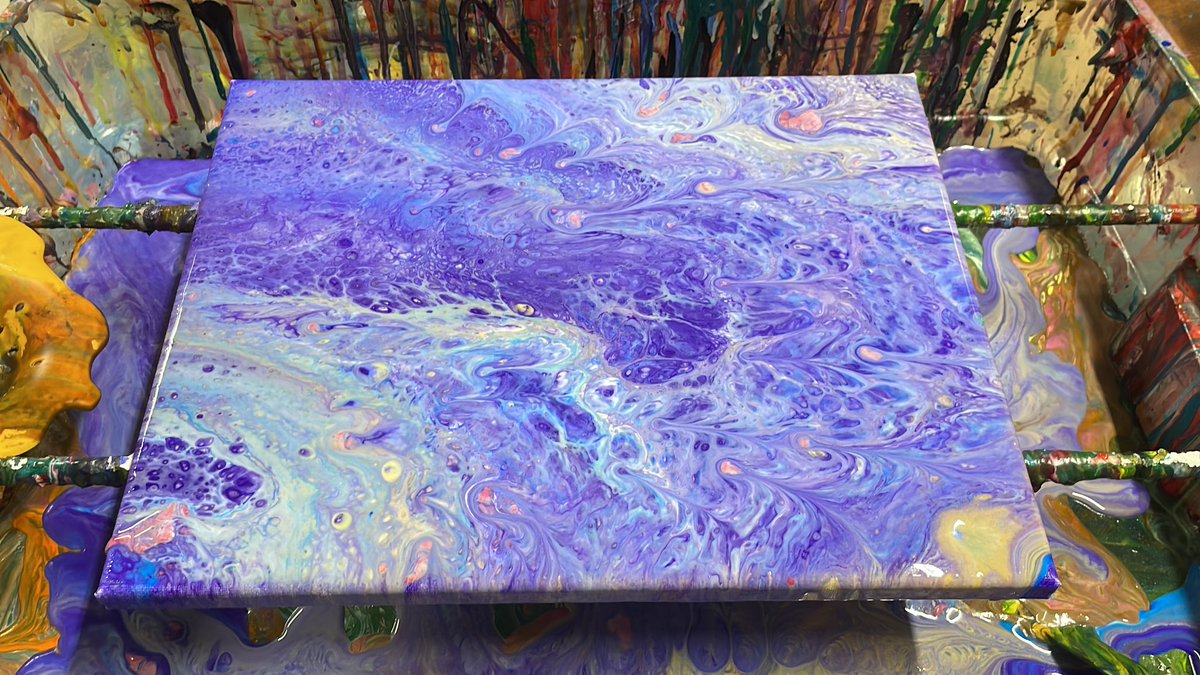 This painting has changed. #fluidart