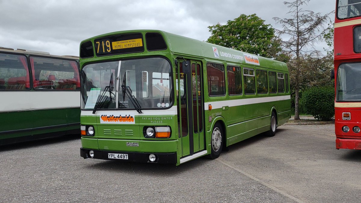 An enjoyable jolly to Buckinghamshire Railway Centre today for their annual bus rally 👌