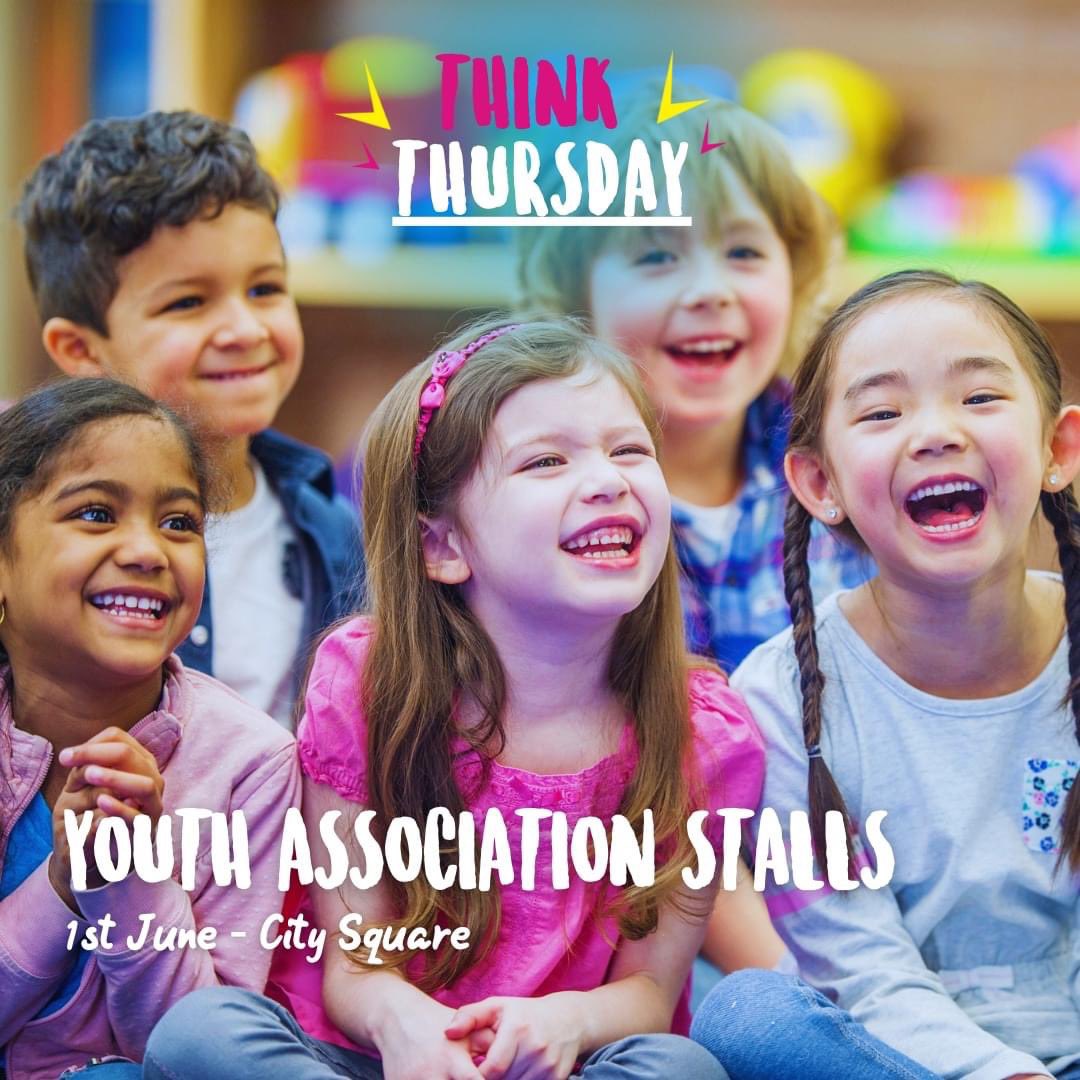 Free activities at City Square 1st June Think Thursday Youth Night More details in link. Why not pop along? Details in link

think-thursday.co.uk/2023/04/street…