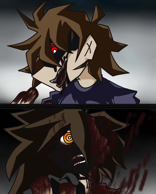 SuzukiSilver's tweet photo. TW BLOOD
Deletion blue: "Life is limitless here but I can control that, have a fun fall down there."
Debugged blue: "..."
I forgot the tags :|
#pokepasta #DEBUGGEDBLUESWEEP #DEBUGGEDSWEEP #blueai https://t.co/8fVYIy9AIS