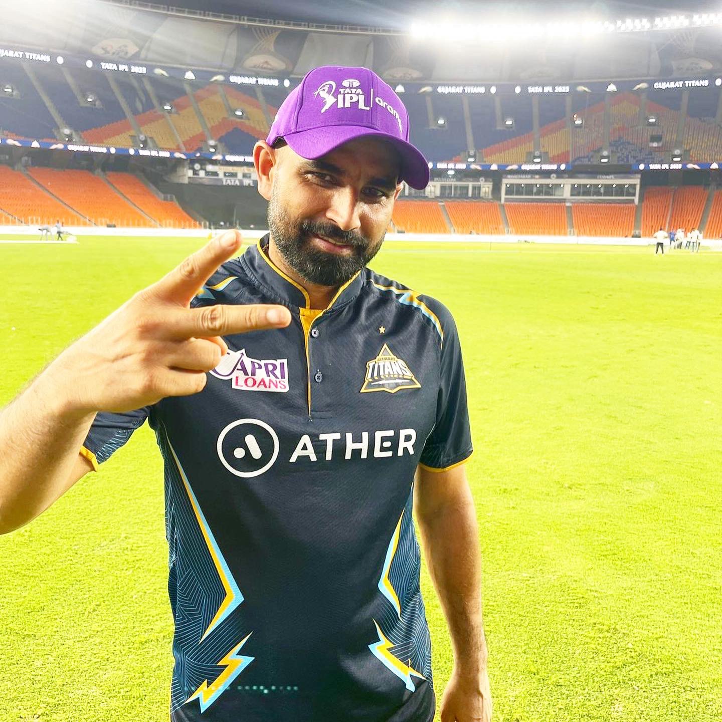 Mohammed Shami Purple Cap